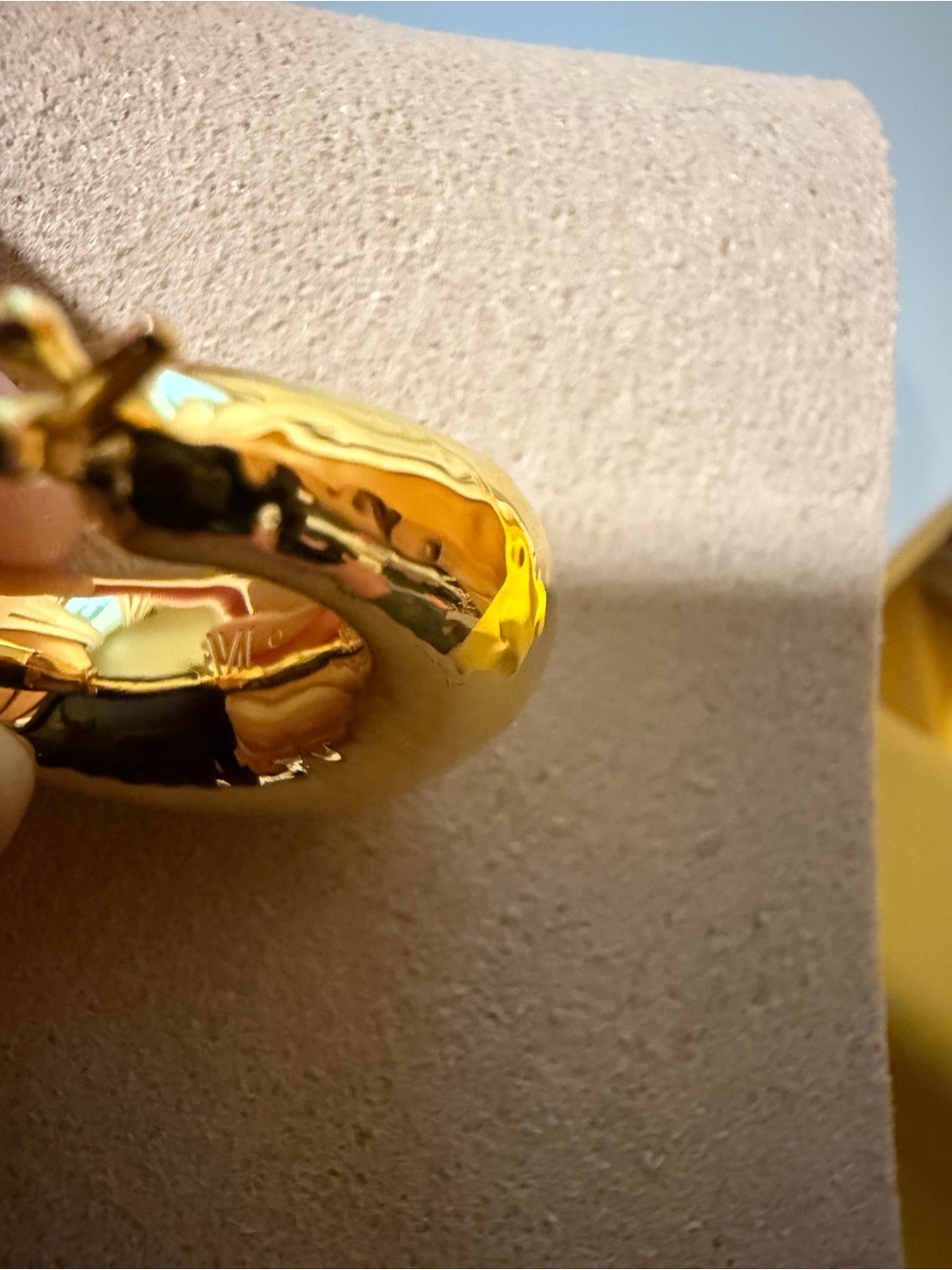 Monica Vinader Deia Bold Medium Hoop Earrings - Picture 3 of 3